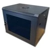 DATACOM 19" sieninė vientisa spintelė 6U/450mm juodas