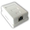 DATACOM Data socket STP CAT5E 1xRJ45 baltas