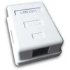 DATACOM Data socket UTP CAT5E 1xRJ45 baltas