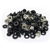 DATACOM Mounting Set M6 (50pcs/pack) - 12mm Juodas
