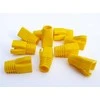 DATACOM RJ45 plug sleeves (CAT6A,CAT7) yellow (10pcs)