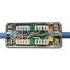 DATACOM STP CAT6A Notch Connector LSA Sidabrinis