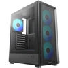 Deepcool Case | CC550 4F | Mid Tower | ATX PS2 (maksimalus ilgis: 180 mm) | Juodas