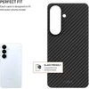 Dėklas Fixed Fiksuotas „MagVelar“ | Galinis dangtelis | „Samsung“ | „Galaxy S26“ | Aramidinis pluoštas | Juodas