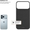 Dėklas Fixed Fiksuotas MagVelar | Galinis dangtelis | Apple | iPhone 17 Pro Max | Aramidinis pluoštas | Juodas