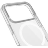 Dėklas Epico Hero Mag+ Case for iPhone 17 Pro/18 Pro—Qi2 & MagSafe Compatible—Transparent (Crossbody Straps & Camera Island Protection)