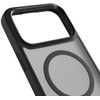 „Epico HeroMatte Pro Mag+Case“ dėklas, skirtas „iPhone 17 Pro Max“, suderinamas su „Qi2“ ir „MagSafe“, juodas