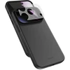 Dėklas Epico Leather Pro Mag+ Case for iPhone 17 Pro/18 Pro, Qi2 & MagSafe Compatible - Juodas (Camera Protection)