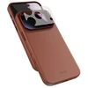 Dėklas Epico Leather Pro Mag+ Case for iPhone 17 Pro Max/18 Pro Max, Qi2 & MagSafe Compatible - Brown (Protection
