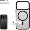 Dėklas Fixed TAISYTAS „MagMisty“ galinis dangtelis su „MagSafe“ palaikymu, skirtas „Apple iPhone 17 Pro“, juodas