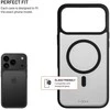 Dėklas Fixed TAISYTAS „MagMisty“ galinis dangtelis su „MagSafe“ palaikymu, skirtas „Apple iPhone 17 Pro Max“, juodas