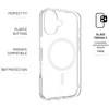 Dėklas Fixed Fiksuotas galinis dangtelis | Apple | iPhone 17 | TPU/PC | Skaidrus | MagPure