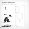 Dėklas Tylny pokrowiec FIXED MagPure su obsługą MagSafe pro Samsung Galaxy A17 4G/5G permatomas
