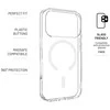 Dėklas Fixed Fiksuotas galinis dangtelis | Apple | iPhone 17 Pro | TPU/PC | Skaidrus | MagPure