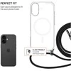 Dėklas Fixed FIXED MagPure Neck dla Apple iPhone 17, juoda