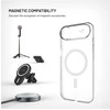 Dėklas Fixed FIKSUOTAS „MagShell“ galinis dangtelis su „MagSafe“ palaikymu, skirtas „Apple iPhone Air“, skaidrus