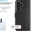 Dėklas Fixed Opus | Book Case | Samsung | Galaxy S26+ | Synthetic leather | Juodas