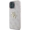 GUESS dėklas skirtas Apple iPhone 16 Pro GUHCP16L4GMGPI (4G PU Big Logo) rožinės spalvos