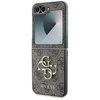 Guess PU 4G Metal Logo Samsung Galaxy Z Flip6 dėklas telefonui rudos spalvos