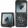 Guess PU 4G Metal Logo Samsung Galaxy Z Flip6 dėklas telefonui pilkos spalvos