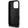 Guess PU Grained Classic Logo MagSafe Apple iPhone 16 Pro dėklas telefonui juodos spalvos