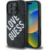 Guess PU Leather 4G Big Love Logo MagSafe Apple iPhone 16 Pro dėklas telefonui juodos spalvos