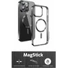 Swissten Clear Jelly Magstick metalinis dėklas, skirtas Apple iPhone 16 Pro Max