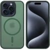 Dėklas Tactical MagForce Hypersand Cover for Apple iPhone 15 Pro Forest Žalias