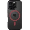 Tactical MagForce Hyperstealth 2.0 dėklas telefonui Apple iPhone 16 Pro juodos ir raudonos spalvos