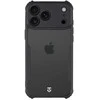 Tactical Quantum Stealth dėklas skirtas Apple iPhone 17 Pro Max skaidrus/juodos spalvos