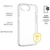 Dėklas Fixed Fiksuotas | Apsauga nuo UV spindulių | Galinis dangtelis | Apple | iPhone 16e | Termoplastinis poliuretanas (TPU) | Skaidrus