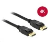 DELOCK Cable Displayport 1.2 male > Displayport vyriškas 4K 2 m