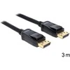 DELOCK kabelis Displayport St-St. Auksinis 3m