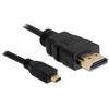Kabelis Delock HDMI Micro - HDMI 1m juoda (82661)