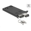 Delock PCI Express x16 Karte Wechselrahmen für 2 x M.2 NVMe SSD - Bifurcation