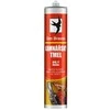 Den Braven Stonemason's putty, 280ml, juodas
