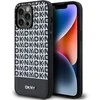Apple iPhone 15 Pro Max DKNY odinis dėklas Printed Pattern Metal Logo MagSafe (DKHMP15XPSOSPK) juodos spalvos