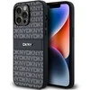 Apple iPhone 14 Pro DKNY odinis dėklas Mono Stripe & Metal Logo (DKHCP14LPRTHSLK) juodos spalvos