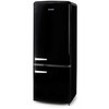 Šaldytuvas DOMO DO91706R Retro fridge-šaldiklis bottom 147/44 l, juodas