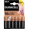 Duracell Basic alkaline batteries, 6 pcs (AA)