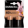 Duracell Basic alkaline battery, 2 pcs (C)