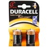 Duracell Basic alkaline battery, 2 pcs (C)