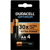 Duracell Optimum šarminės baterijos, 4 vnt. (AA)