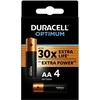 Duracell Optimum alkaline batteries, 4 pcs (AA)