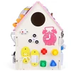2Kids Toys 2Kids Žaislai Veiklos lenta Namelis rožinis