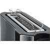 EKG ECGST10630SS Skrudintuvas, 1000W, 1 lizdas 2 skrudintuvams, temperatūros reguliavimas, Juodas/Inox spalva