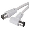 Emos Antenna coaxial cable shielded 10m - angle fork