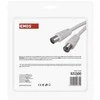 Emos Antenna coaxial cable shielded 15m - straight fork