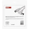 Emos Antenna coaxial cable shielded 15m - angle fork