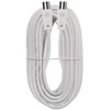 Emos Antenna coaxial cable shielded 15m - straight fork